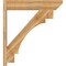 Ekena Millwork Merced Slat Rough Sawn Outlooker, Western Red Cedar, 8"W x 38"D x 42"H OUT08X38X42MRC06RWR - alternate 3